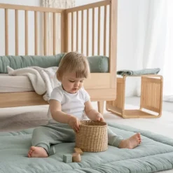 Julius Zöllner Muslin Playmat – Sand – 95/135 cm Discount