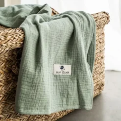 Julius Zöllner Muslin Wiegdeken - Sand - 70×100 cm Best