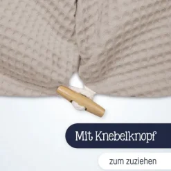 Julius Zöllner Voedingskussenhoes - Waffelpiqué - Seashell - 190 cm New