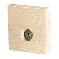 KAOS Klapp Wandhaak - Beech Black Hot