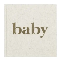 Kidooz Baby Mijn Eerste Jaar Boek Linnen Goudfolie Best