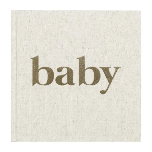 Kidooz Baby Mijn Eerste Jaar Boek Linnen Goudfolie Best