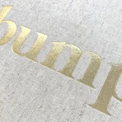 Kidooz Bump Mijn Negen Maanden Boek Linnen Goudfolie Discount