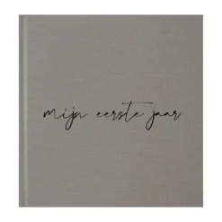 Kidooz Mijn Eerste Jaar Boek Linnen Nature Hot