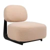KidsDepot Fauteuil - Baran - Crème/Zwart Clearance
