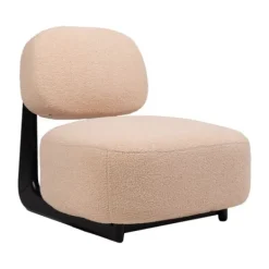 KidsDepot Fauteuil - Baran - Crème/Zwart Clearance