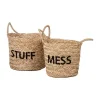 KidsDepot Messy en Stuff Opbergmand Black Best