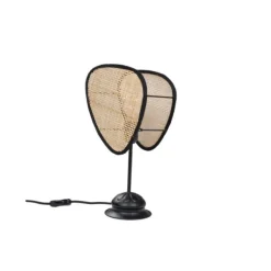 KidsDepot Tafellamp - Myke - Natural/Zwart New