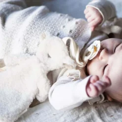 Kidslabel Speendoek Schaap - Charlie - Teddy Discount