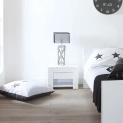 Kidsmill Alaska Nachtkastje Wit Mat Discount