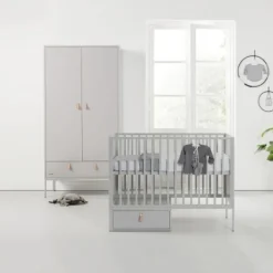 Kidsmill Amy Babybed Grijs 60 x 120 cm Discount
