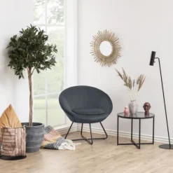 Kidsmill Bo Lounge Chair - Dark Grey New