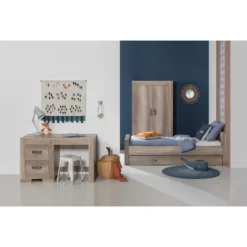 Kidsmill Brent Kinderkamer Oldwood | Bed 90 x 200 cm + Bureau Discount