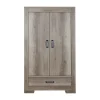 Kidsmill Brent Kledingkast 2-Deurs Oldwood Sale