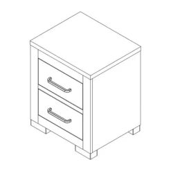 Kidsmill Brent Oldwood Nachtkastje Grijs Outlet