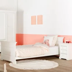 Kidsmill Chateau Kinderkamer Wit | Bed 90 x 200 cm + Bureau Outlet