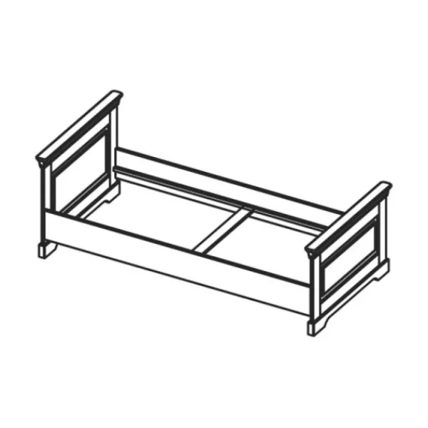 Kidsmill Chateau Kinderkamer Wit | Bed 90 x 200 cm + Bureau Outlet