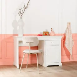 Kidsmill Chateau Kinderkamer Wit | Bed 90 x 200 cm + Bureau Outlet