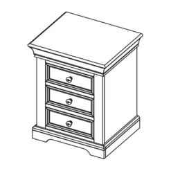 Kidsmill Chateau Kinderkamer Wit | Bed 90 x 200 cm + Bureau Outlet