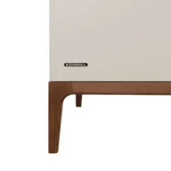 Kidsmill Intense Babykamer Oatmeal/Walnoot | Ledikant 60 x 120 cm + Commode Hot