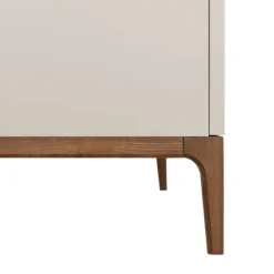 Kidsmill Intense Babykamer Oatmeal/Walnoot | Ledikant 60 x 120 cm + Commode Hot