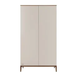 Kidsmill Intense Babykamer Oatmeal/Walnoot | Ledikant 60 x 120 cm + Commode Hot