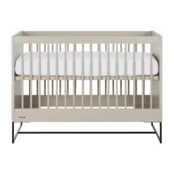 Kidsmill Intense II Babybed Oatmeal - Zwart - 60 x 120 cm Clearance