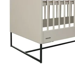 Kidsmill Intense II Babybed Oatmeal - Zwart - 60 x 120 cm Clearance