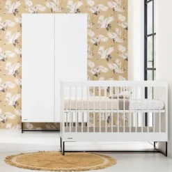 Kidsmill Intense II Babybed Mat Wit - Zwart - 70 x 140 cm Online