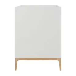 Kidsmill Intense II Babykamer Mat Wit / Eiken | Ledikant 60 x 120 cm + Commode Hot