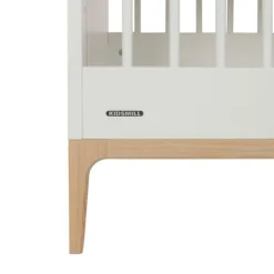 Kidsmill Intense II Babykamer Mat Wit / Eiken | Ledikant 60 x 120 cm + Commode Hot