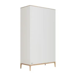 Kidsmill Intense II Babykamer Mat Wit / Eiken | Ledikant 60 x 120 cm + Commode Hot