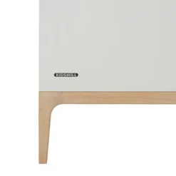 Kidsmill Intense II Babykamer Mat Wit / Eiken | Ledikant 60 x 120 cm + Commode Hot
