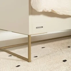 Kidsmill Intense II Bedbank 90 x 200 - Oatmeal / Patinated Brass Best