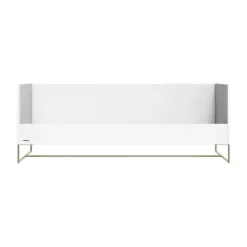 Kidsmill Intense II Bedbank 90 x 200 - Wit / Patinated Brass Sale
