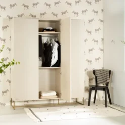 Kidsmill Intense II Bedbank 90 x 200 - Oatmeal / Patinated Brass Outlet