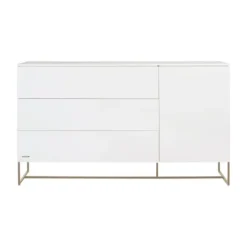 Kidsmill Intense II Commode XL - Wit / Patinated Brass- Online