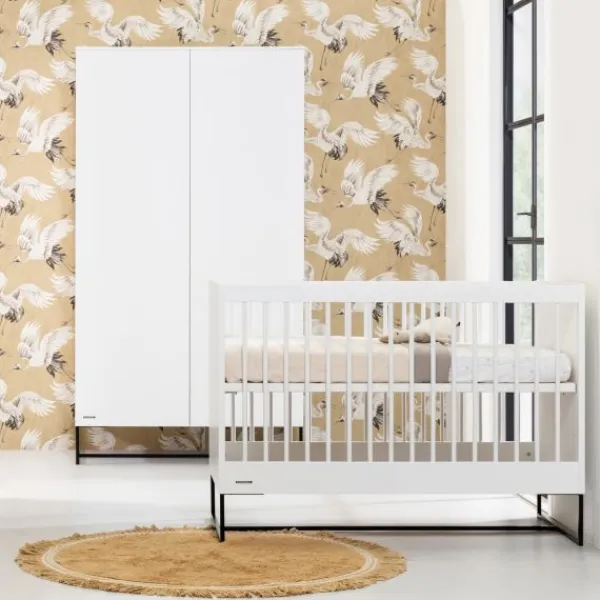 Kidsmill Intense II Commode 3L Mat - Zwart - Marmer Zwart wit