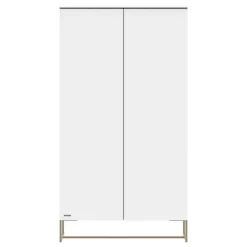 Kidsmill Intense II Kast 2-Deurs - Wit / Patinated Brass Outlet