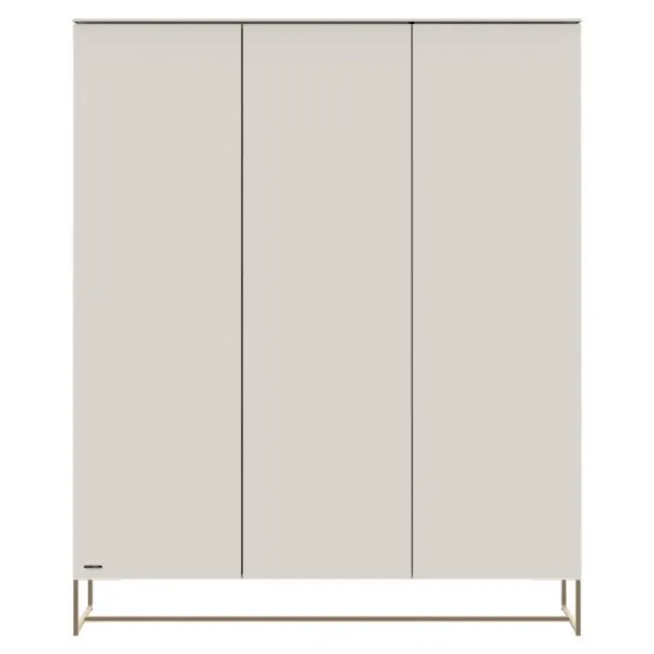 Kidsmill Intense II Kast 3-Deurs - Oatmeal / Patinated Brass Online
