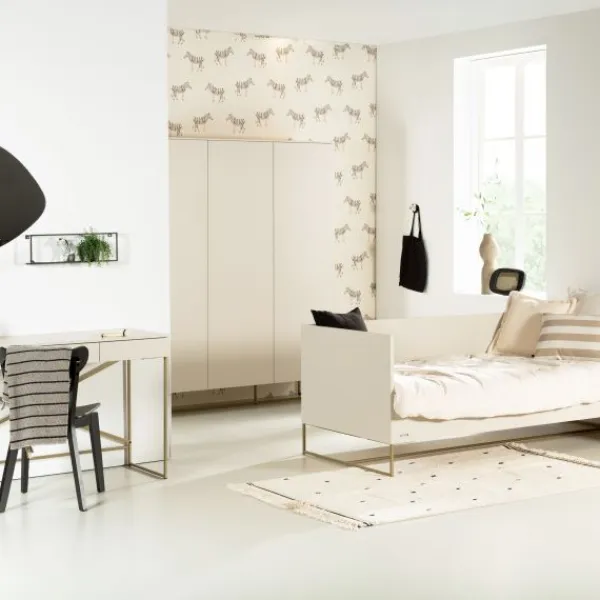 Kidsmill Intense II Kast 3-Deurs - Oatmeal / Patinated Brass Online