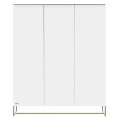 Kidsmill Intense II Kinderkamer Wit / Patinated Brass | Bedbank 90 x 200 cm + Bureau