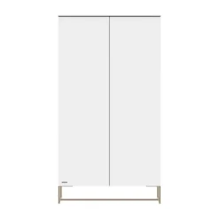 Kidsmill Intense II Kinderkamer Wit / Patinated Brass | Bedbank 90 x 200 cm + Bureau