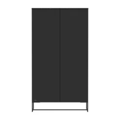 Kidsmill Intense II Kledingkast 2-Deurs Mat - - Marmer Zwart Clearance