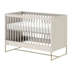Kidsmill Intense II Ledikant 60 x 120 - Oatmeal / Patinated Brass Best