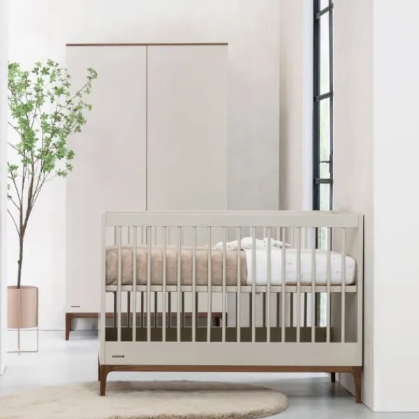 Kidsmill Intense Ledikant - 60 x 120 cm - Oatmeal/Walnoot Sale