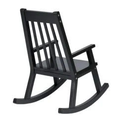 Kidsmill Junior Schommelstoel + Quilted Kussen - Zwart/Antra Hot