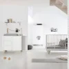 Kidsmill Lars Babykamer Wit / Naturel | Bed 60 x 120 cm + Commode Hot