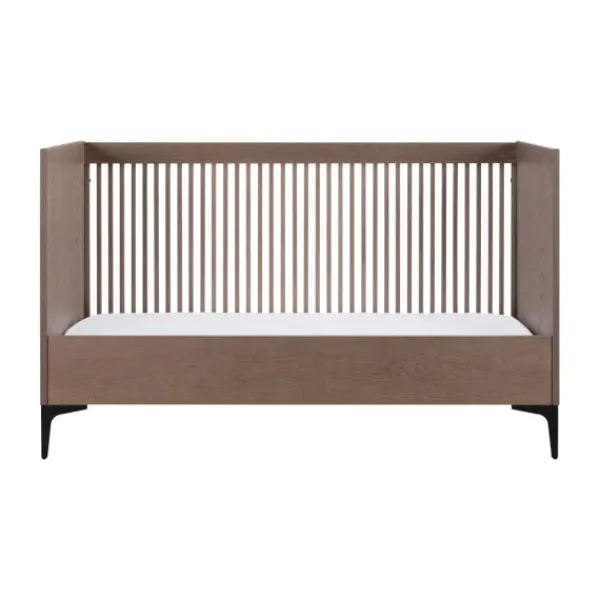 Kidsmill Levi Babykamer Incl. Rechte Potenset Walnoot | Ledikant 60 x 120 cm + Commode Discount