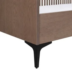 Kidsmill Levi Babykamer Incl. Rechte Potenset Walnoot | Ledikant 60 x 120 cm + Commode Discount